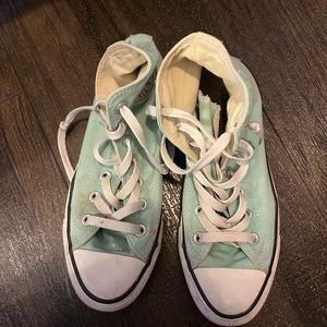 Blue Hightop Converse Size 7
